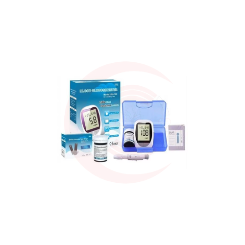 Blood Glucose Meter with Lancets 50 Count and 50 Pieces Blood Test Strips
