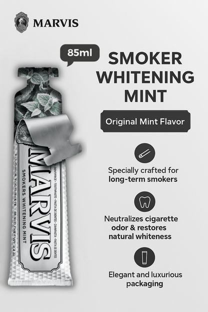 Marvis Smokers Whitening Mint Toothpaste 85ml